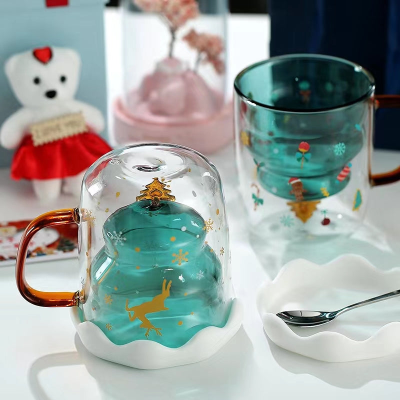 Christmas Tree Tea Cup