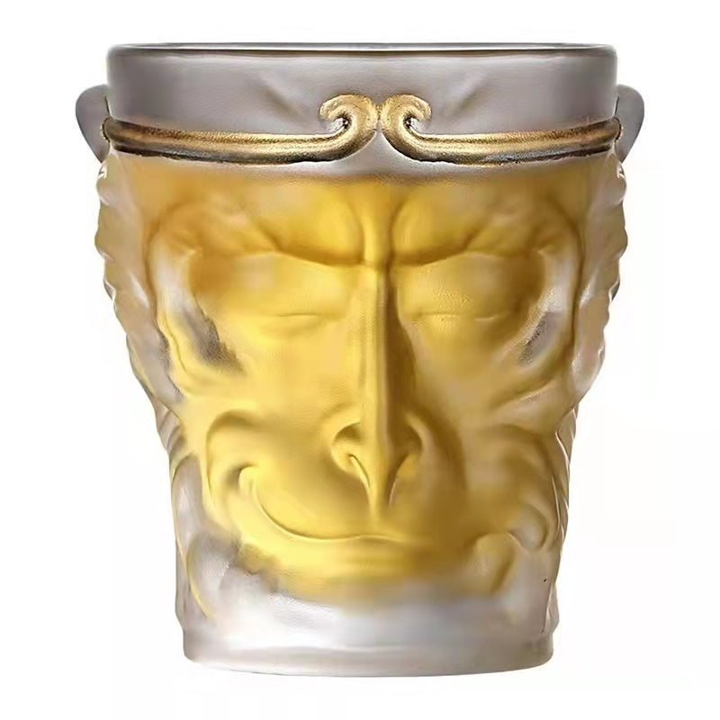 Golden Monkey King Crystal Tea Cup