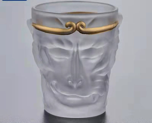 Golden Monkey King Crystal Tea Cup